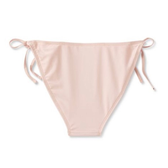 WILD FABLE WOMENS BIKINI BOTTOM SIDE TIE CHEEKY TAN CREAM COLOR - Picture 2 of 7